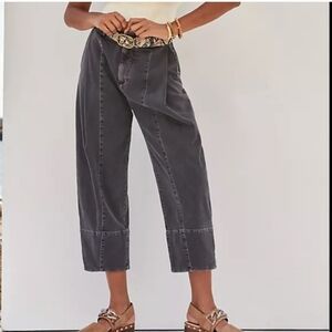 Piercro In A Letter Press Cropped Jeans